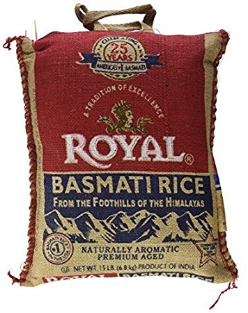 Prime Members: Royal Basmati Rice 15 Pound Bag Only $12.74!