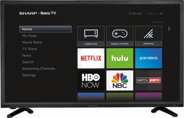 Sharp 32″ LED 720p Smart HDTV Roku TV – Only $169.99!