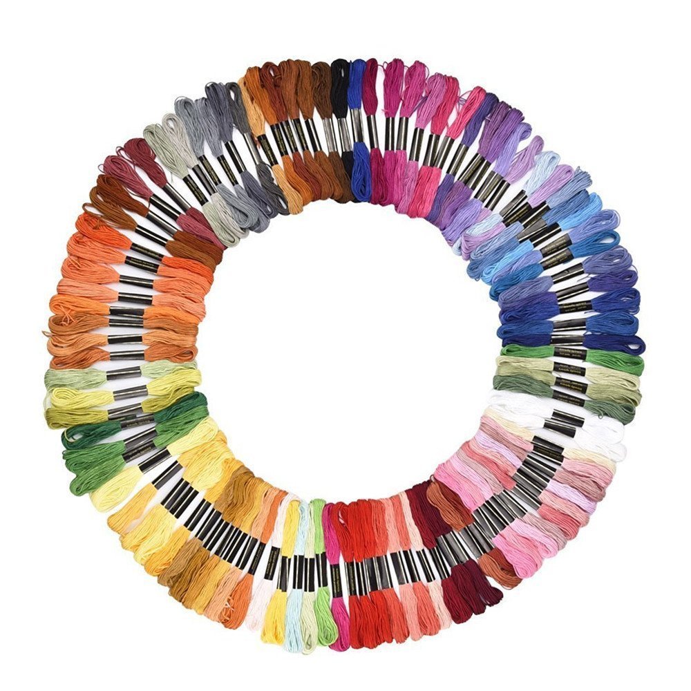 Soledi Embroidery Floss 100 Skeins – Rainbow Color – Just $10.99!