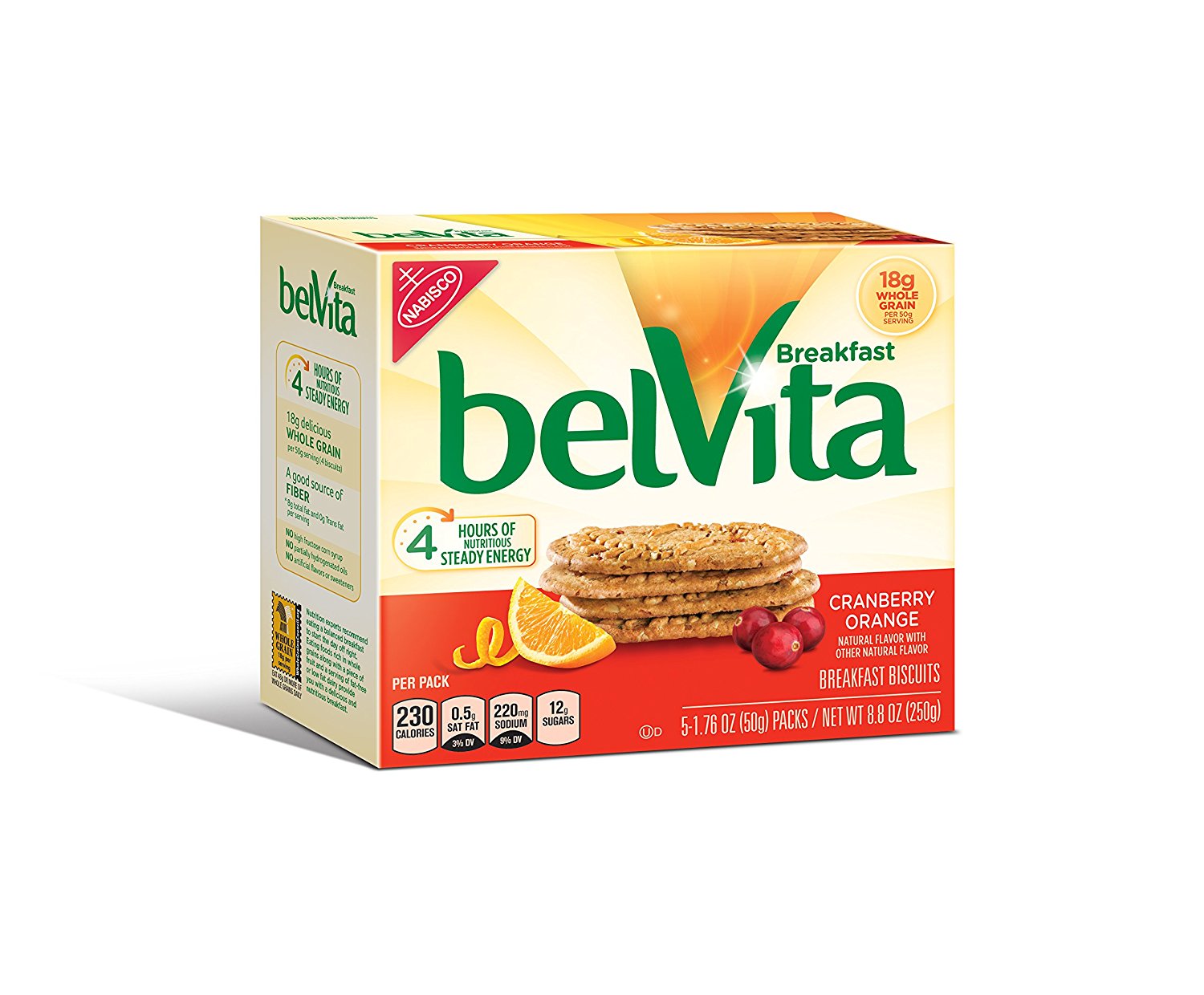 Amazon: belVita Breakfast Biscuits (Cranberry Orange) 5 Count Pack of 6 Only $14.44 Shipped!