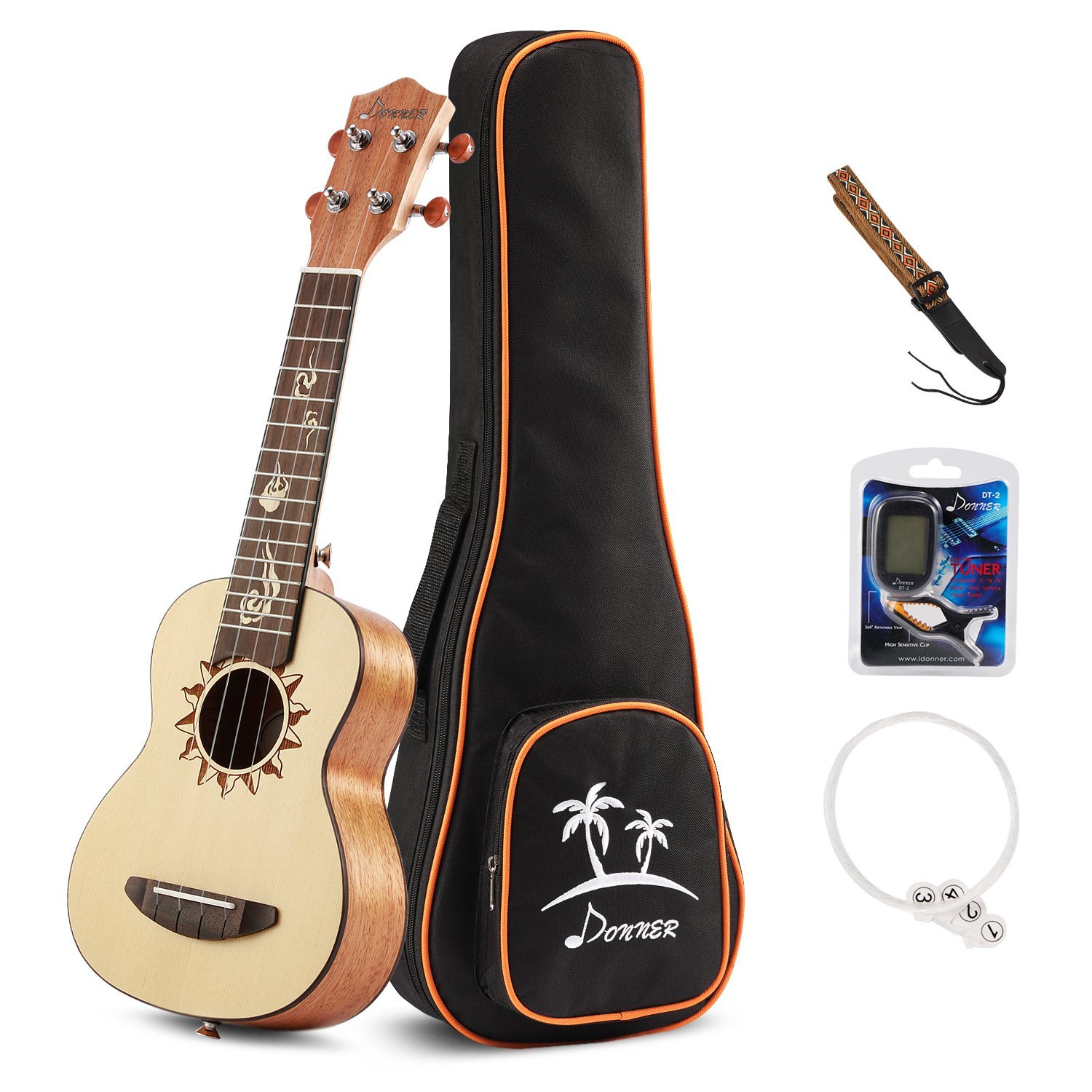 Donner Soprano Ukulele w/ Bag and more! Just $44.25!