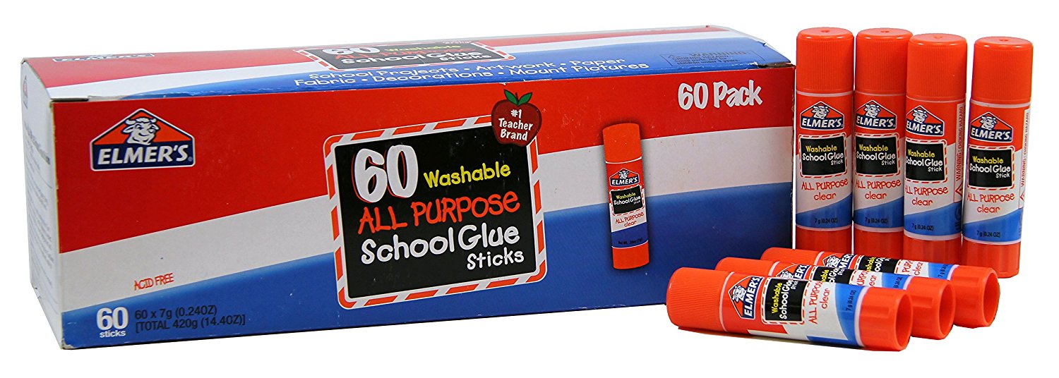 Elmer’s All Purpose School Glue Sticks, Washable, 60 Pack – Just $13.78! Classroom Gift!