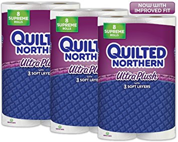 Prime Members: Quilted Northern Ultra Plush Toilet Paper (24 Supreme) Only $19.91!