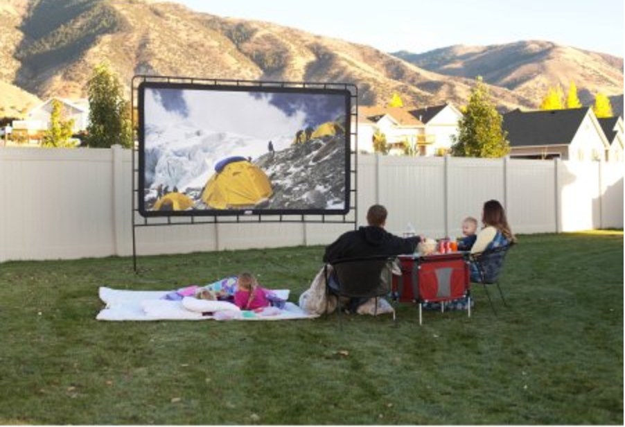 Camp Chef High Resolution Outdoor Movie Screen 144″ Just $142.31 With In-Store Pickup!