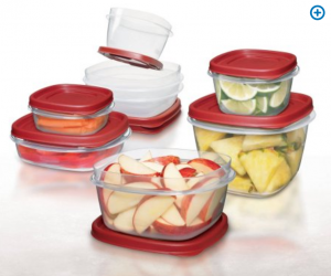 Rubbermaid Easy Find Lids Food Storage Container Set 24-Piece Just $9.12!