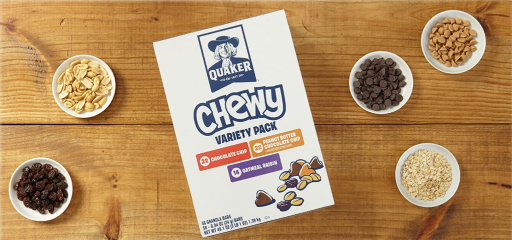 Quaker Chewy Granola Bars Variety Pack 58-Pack Just $8.71 Shipped!