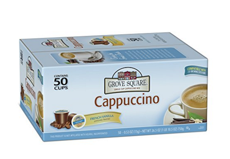 Grove Square French Vanilla Cappuccino Single Serve 50-Count Just $24.98!