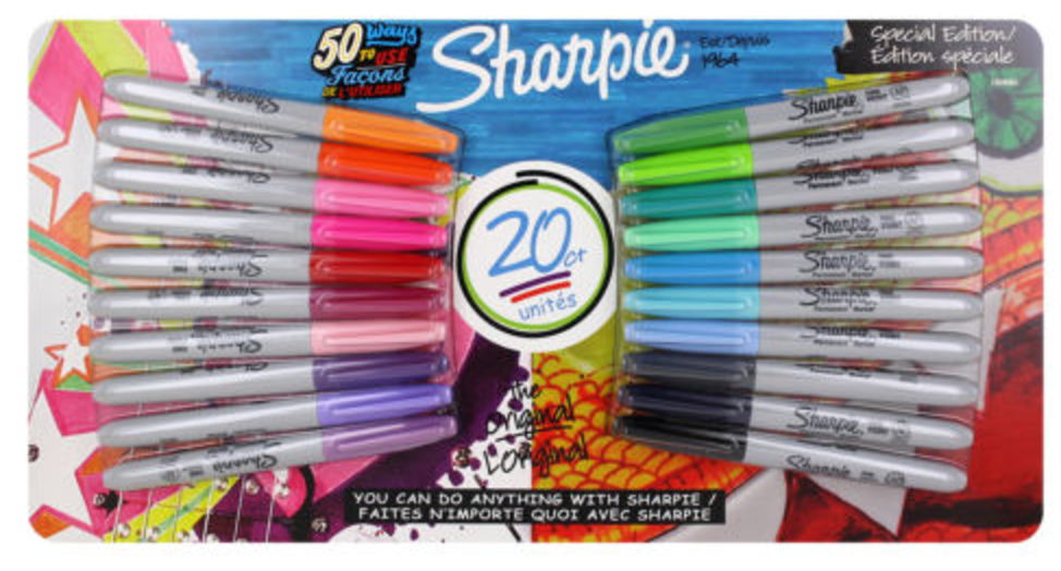 Sharpie Fine Point Permanent Markers Assorted Colors 20-Count Just $7.99 Shipped!