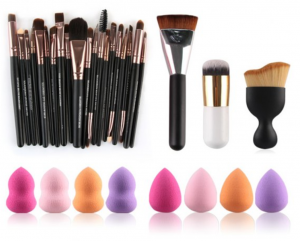 Makeup Brushes And Beauty Blenders Just $10.50!