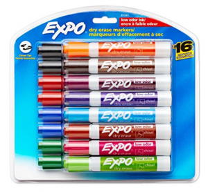 Expo Low-Odor Dry Erase Markers 16-Pack Just $7.44 Shipped! (Reg. $13.86)