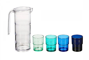 Tiers Pitcher & Tumblers Set of 5 Just $4.54 On Clearance!