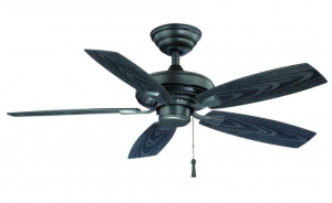 Hampton Bay 42 in. Indoor/Outdoor Natural Iron Ceiling Fan Just $52.48!