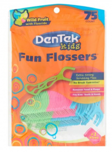 Dentek Fun Flossers Wild Fruit Floss Picks 75-Count Just $1.28!