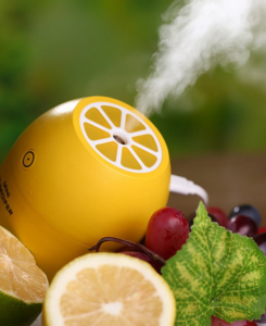 Lemon Shape Mist Maker Diffuser Air Humidifier LED Light Just $8.33!