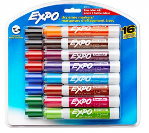 Expo Low-Odor Dry Erase Markers 16-Count Just $7.44!