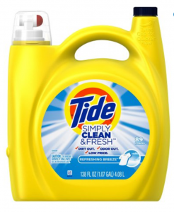 STILL AVAILABLE! Tide Simply Clean & Fresh HE Liquid Laundry Detergent 138oz Just $8.97!