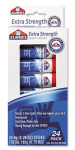 Elmer’s Extra Strength Permanent Glue Stick 24-Count Just $4.31 With In-Store Pickup!