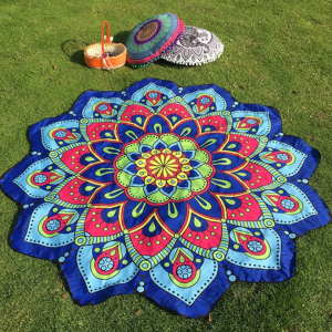 Flower Shape Floral Printed Beach Throw Just $5.49 Shipped!