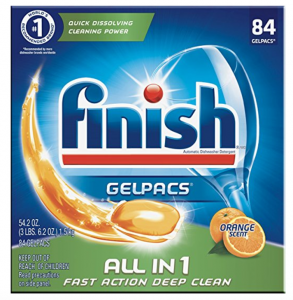 Finish All-In-1 Gelpacs Dishwashing Detergent Orange 84-Count Just $8.13 Shipped!