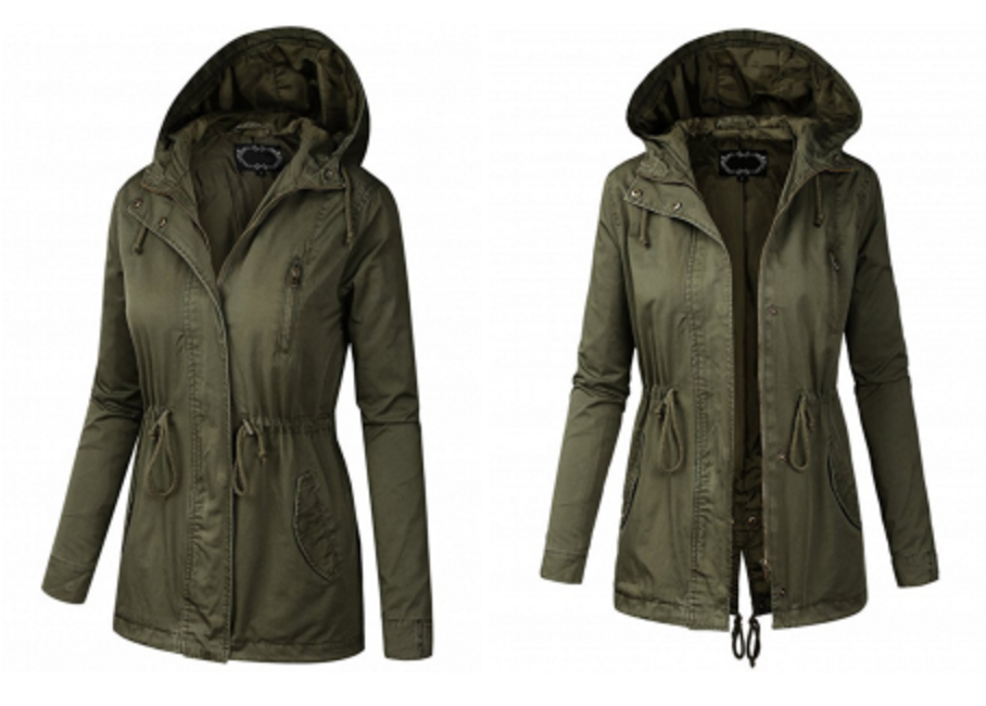 Military Safari Hooded Jacket As Low As $19.99!
