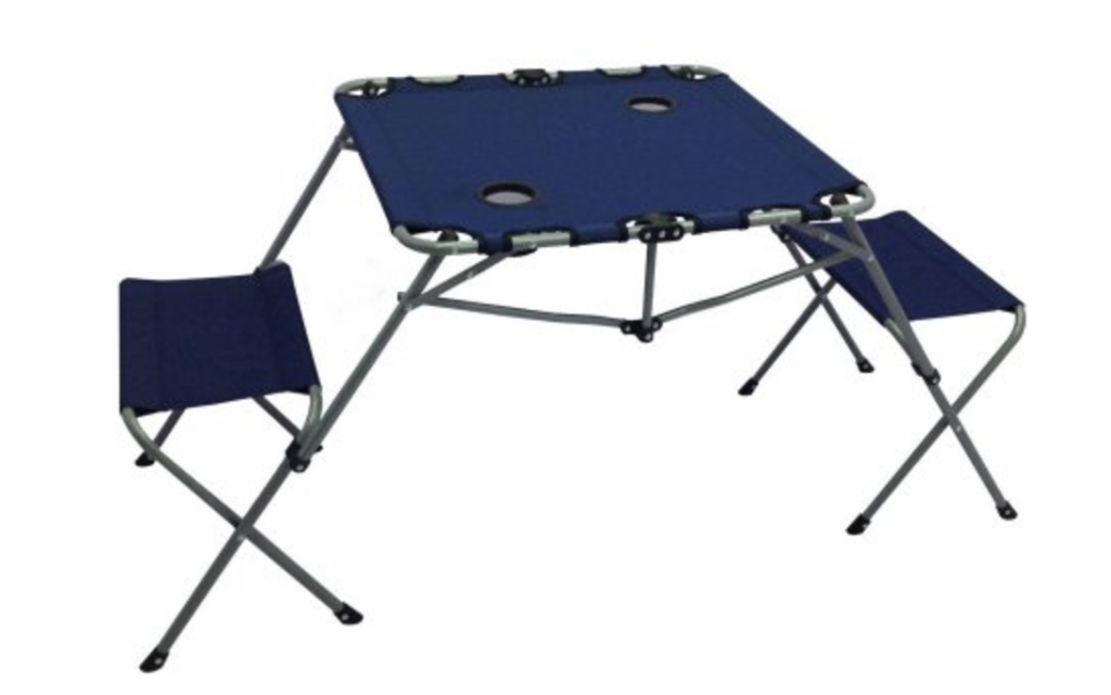 Ozark Trail 2-In-1 Table Set Just $19.99! Perfect For Campouts!