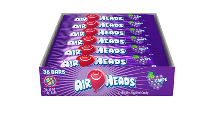 Airheads Bars, Grape (Pack of 36) Only $5.14 Shipped! Grab Now for Halloween!