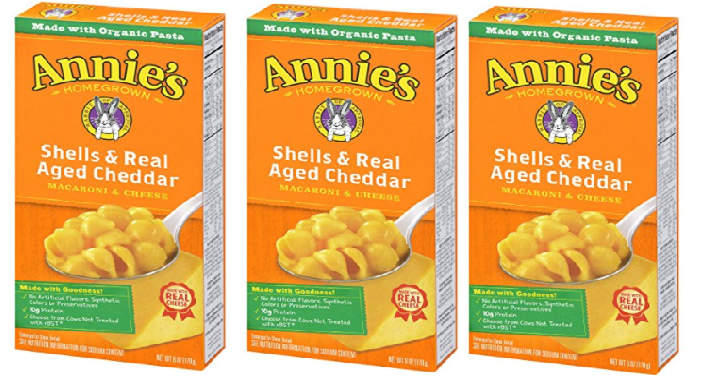 Annie’s Macaroni and Cheese 6 oz Box (Pack of 12) Only $6.40 Shipped! That’s Only $0.53 Each!