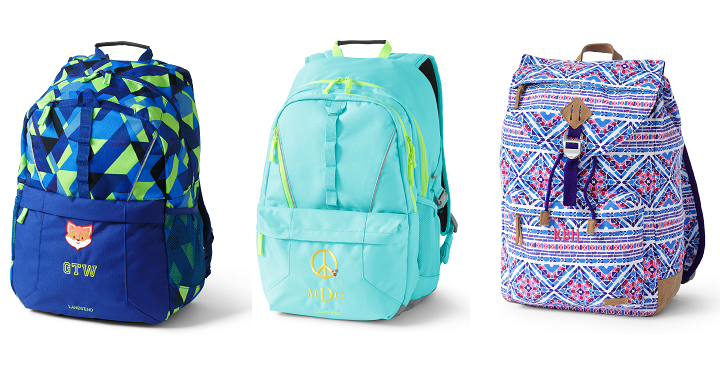 Lands’ End: Save 50% Off Backpacks & Lunch Boxes! Plus, FREE Shipping!