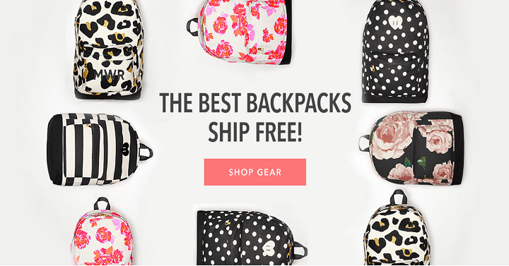 Pottery Barn Teen: 75% Off Backpacks + FREE Shipping! Backpacks Starting at $12!