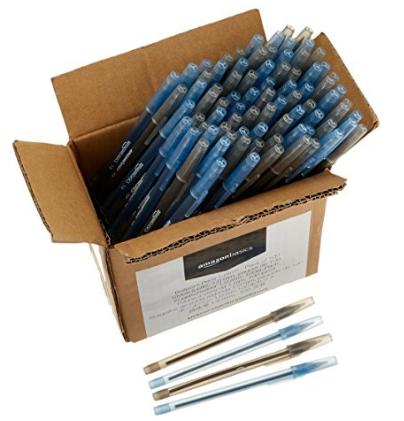 AmazonBasics Ballpoint Pens 1.0mm (Pack of 100) – Only $3.91! *Add-On Item*