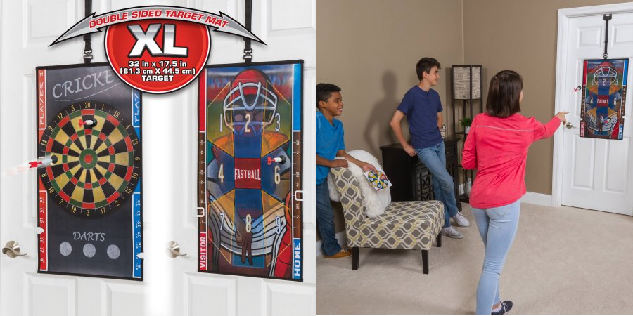 Majik 2-in-1 Dartboard and Baseball Over-the-Door Game Only $4.82!!