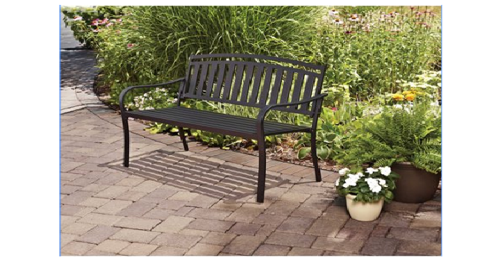 Mainstays Slat Garden Bench Only $57.64 Shipped! (Reg. $79)