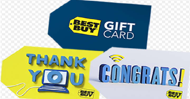 Best Buy: FREE $15 Savings Code When You Buy $150 in Best Buy E-Cards!