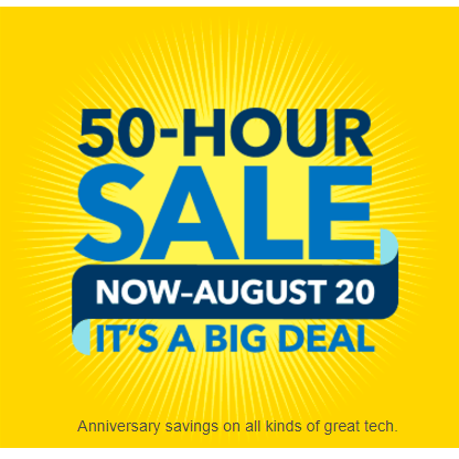 Best Buy’s 50 Hour Anniversary Sale Starts TONIGHT!
