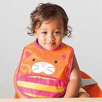 Skip Hop Zoo Little Kid and Toddler Tuck-Away Water Resistant Baby Bib Only $1.88 (Reg $8)