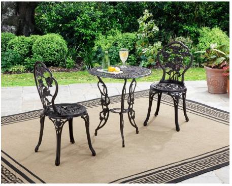 Better Homes and Gardens Rose 3-Piece Bistro Set – Only $66.47!