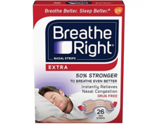 Breathe Right Extra Tan Drug-Free Nasal Strips for Nasal Congestion Relief 26 count $8.42!