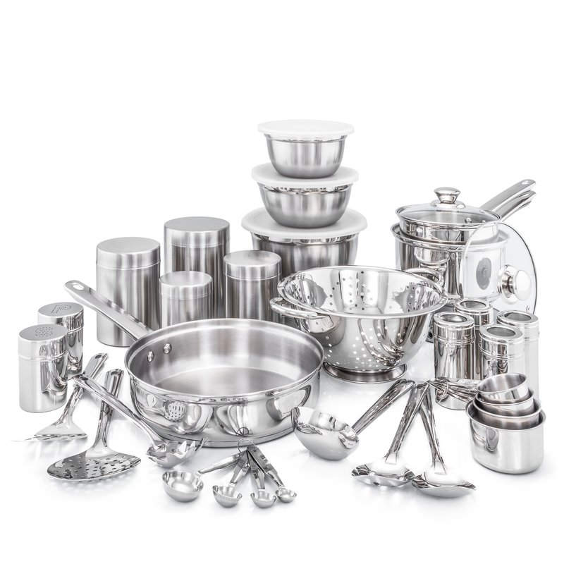 36 Piece Kitchen in a Box Stainless Steel Cookware Set Only $53.22 Shipped! (Reg $164.99)