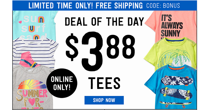 Crazy 8: Only $3.88 Tees, Shorts & Leggings & More! Plus FREE Shipping!