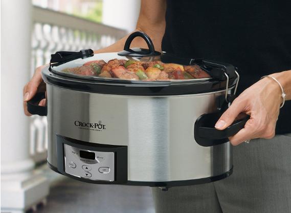 Crock-Pot 6-Quart Programmable Cook & Carry Slow Cooker with Digital Timer – Only $31.98!