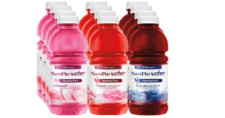 SoBeWater Variety Pack, 20 Fl Oz (12 Count) Only $10.64 Shipped!