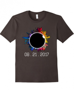 Colorful Total Solar Eclipse T Shirt $12!