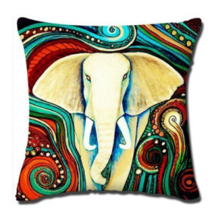 Abstract Elephants Pillow Case $3.50!