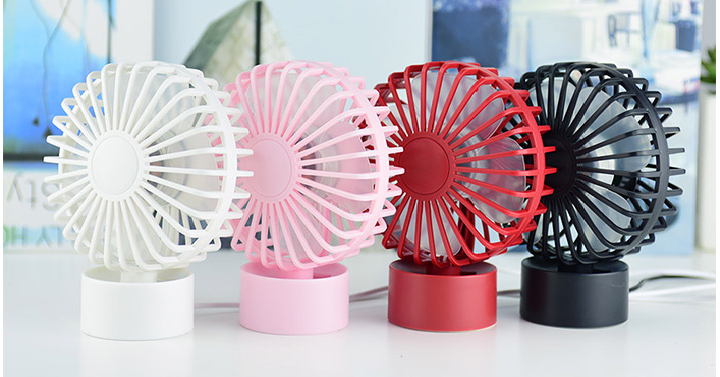 Portable Mini USB Silent Desk Fan Only $5.98 Shipped! (Reg. $19.10)