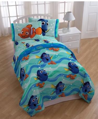 Disney Finding Dory Bed in a Bag 5 Piece Twin Bedding Set with BONUS Tote – Only $23.50!