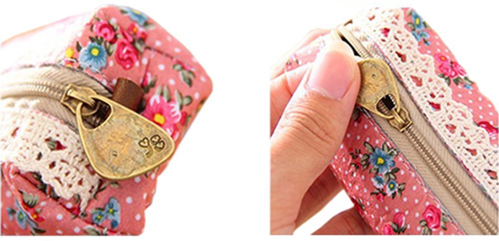 FOUR Super Cute Retro Floral and Lace Pencil Cases Only $3.65 + FREE Shipping!