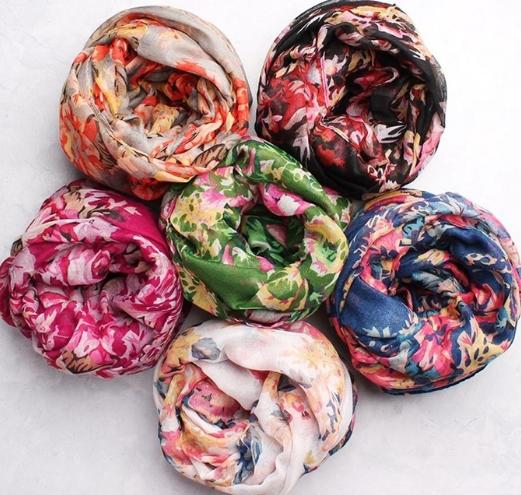 Floral Infinity Scarf – Only $4.99!