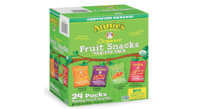Annie’s Organic Bunny Fruit Snacks (24 Pouches) Only $10.17 Shipped!