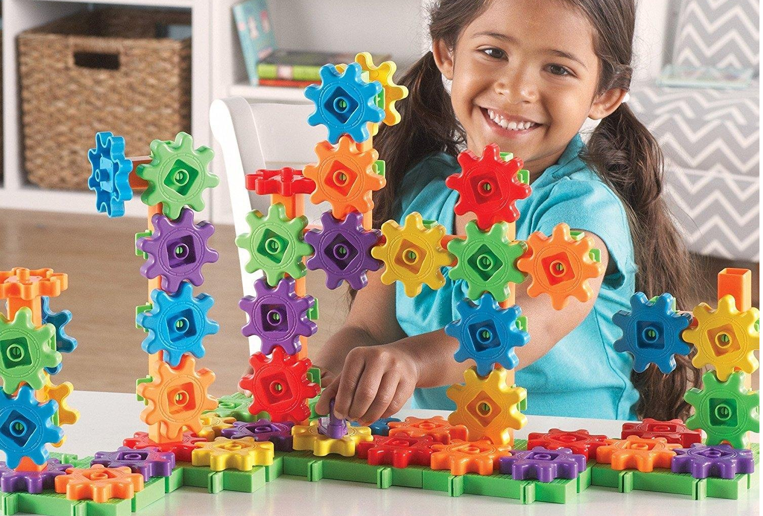 Learning Resources Gears! Gears! Gears! Deluxe Building Set, 100 Pieces—$15.79!