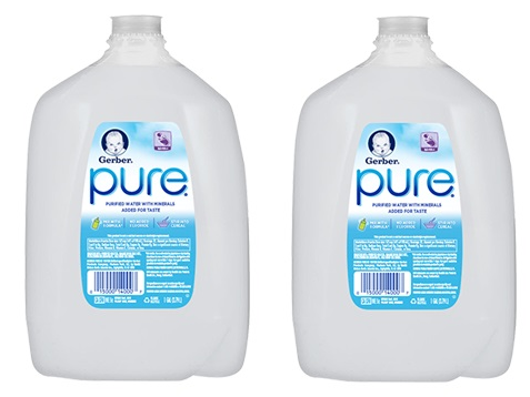 Gerber Pure Water Gallons Only 50¢!